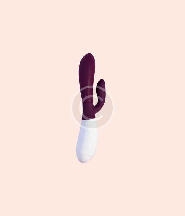 Dual silicone rabbit vibrator