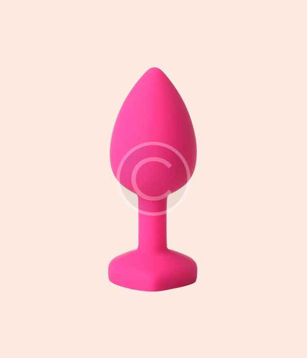 Small pink silicone plug